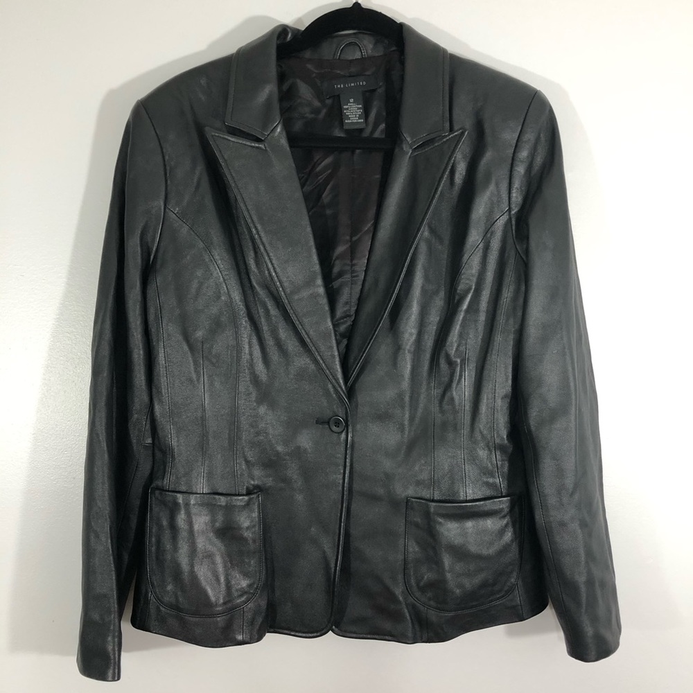 👗 The Limited Genuine Black Leather Jacket